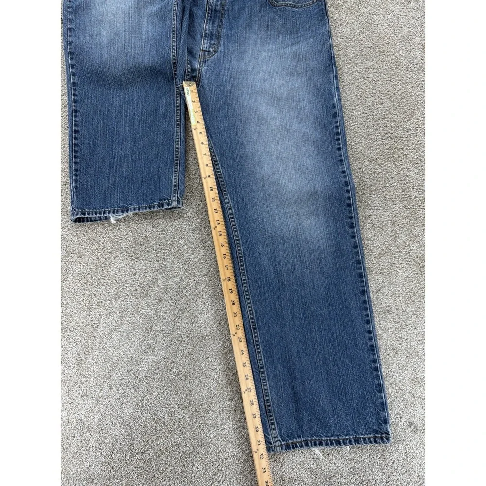 Levis Authentics Signature Jeans‎ Mens 38x32 Blue Loose Straight Cotton Y2K '09